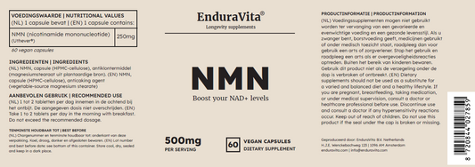 NMN 60x250mg - 99,8% čistota