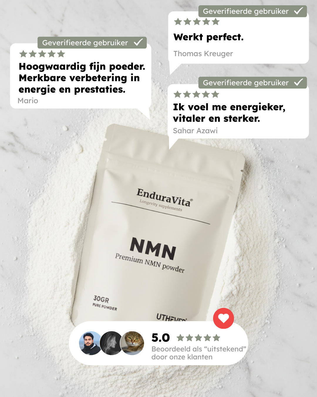 NMN čistý prášek