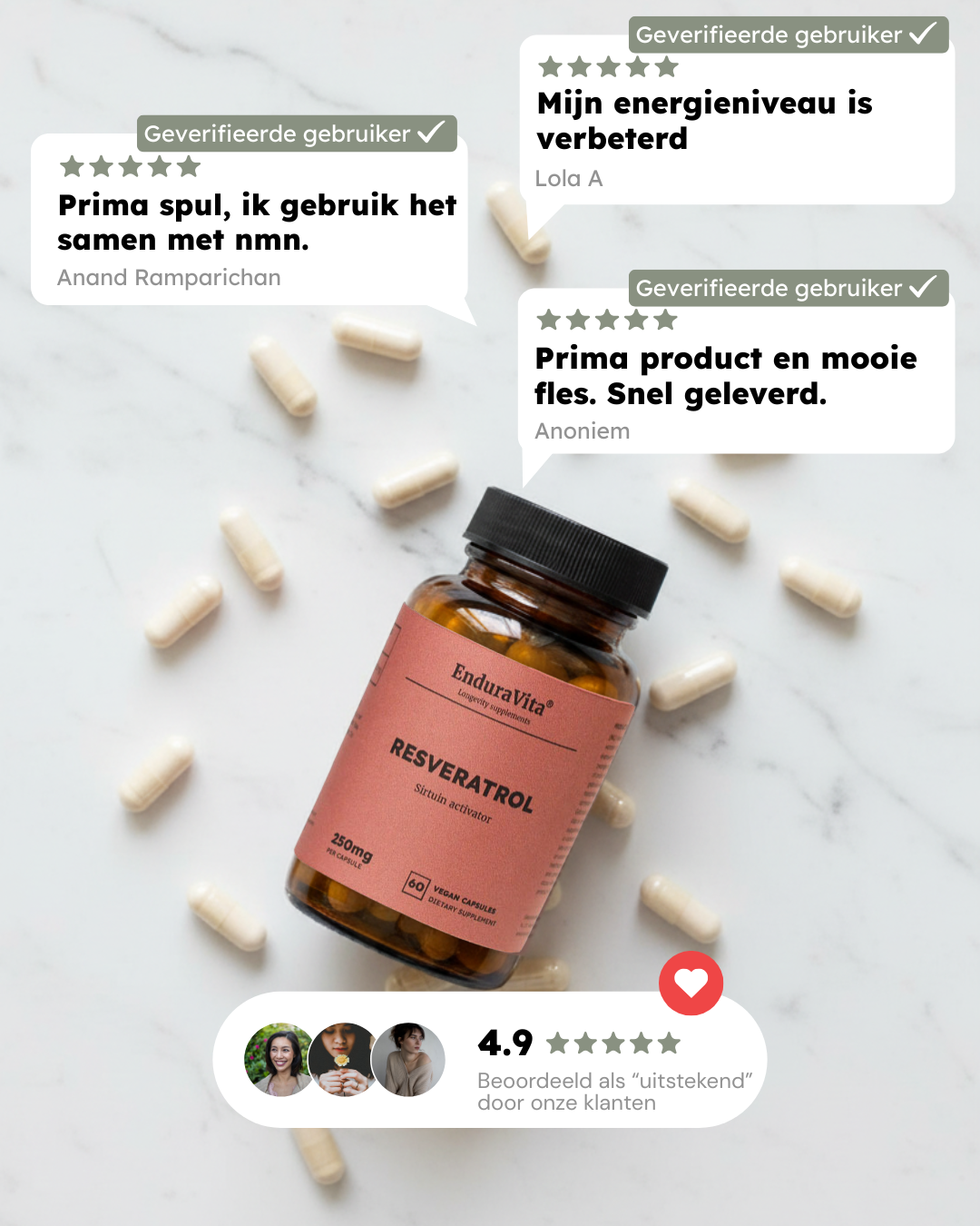 Kapsle resveratrolu 250 mg